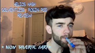 HELIOS HASH SOLVENTLESS ROSIN PODS REVIEW *I GOT SO STONED