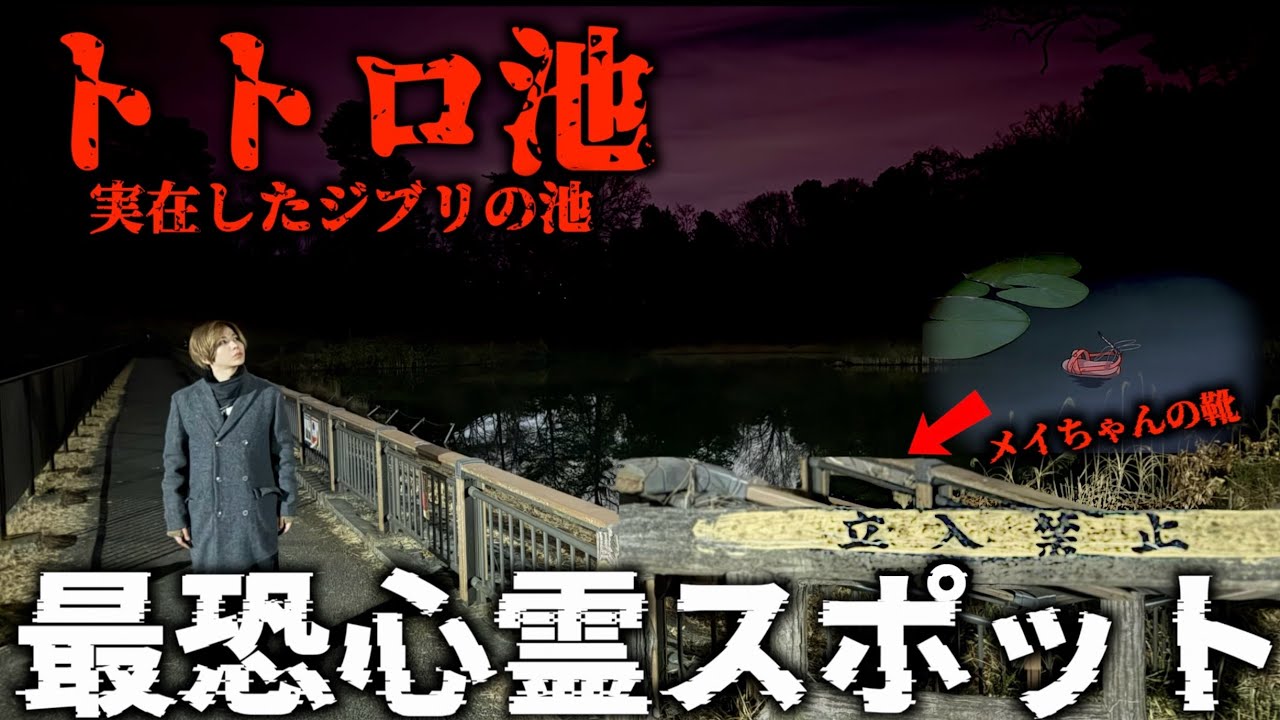 【心霊】となりのトトロがモデルになった最恐心霊スポットで女の子の泣き声が聞こえて撮影中断…(ジブリ)(たっちゃん池)