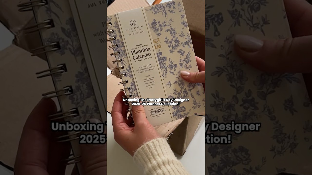 unbox our new planners 😙 shop now at target