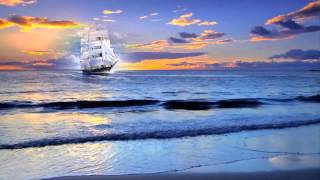 Фон для видеомонтажа Парусник HD Video Background Sailboat