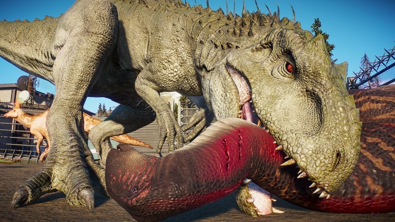 【4K-恐竜の戦い】インドミナスレックス対すべての草食恐竜【ジュラシックワールドエボリューション2】/Indominus Rex vs All Herbivorous Dinosaurs