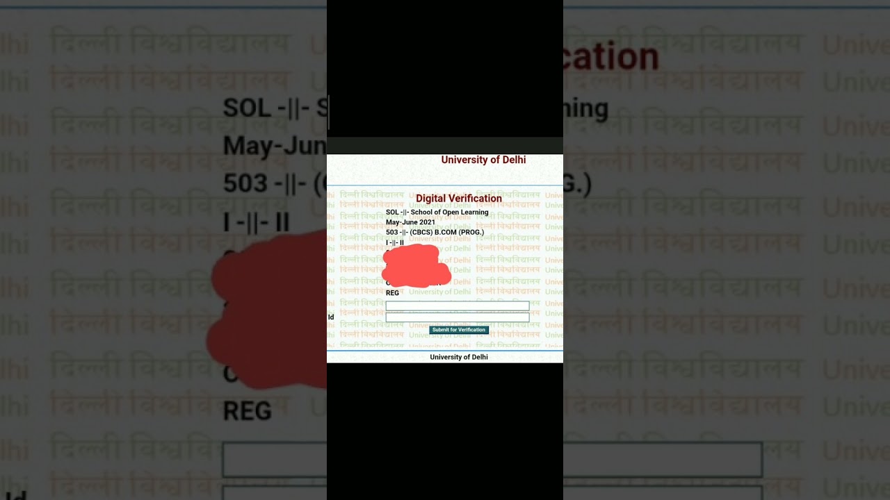 1st year result for batch 2020 -21 du sol released digitally verify results how to verify results