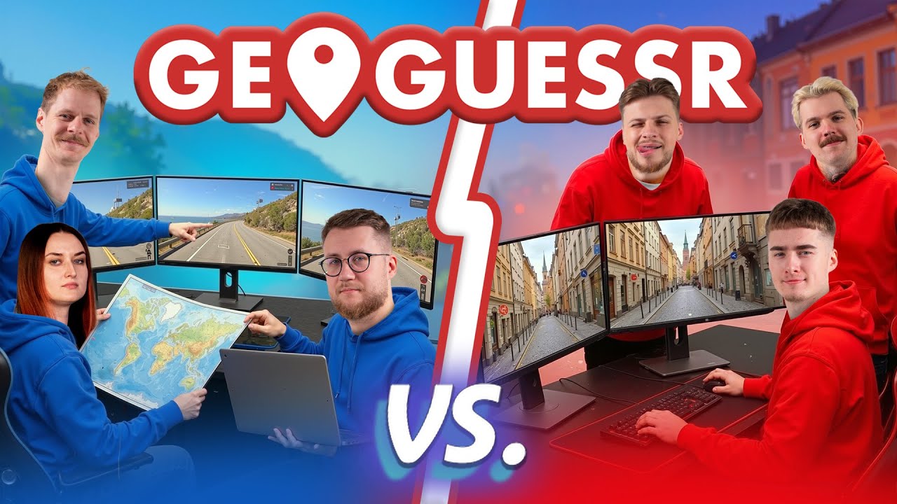 KOMANDINIS GEOGUESSR SU STREAMERIAIS