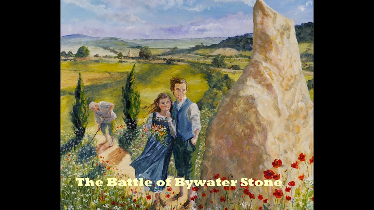 The Battle of Bywater Stone in the Shire - Miriam Ellis Fine Art