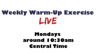 Chromatic Scale - Live Weekly Warm-Up