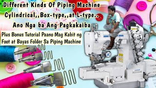 Paano Ikabit Ang Piping Folder at Paano Magpalit ng Foot ng Piping Machine SUPER Dali Lang Nito