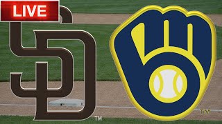 San Diego Padres vs Milwaukee Brewers LIVE Stream Gamecast | MLB Live Stream Gamecast & Chat