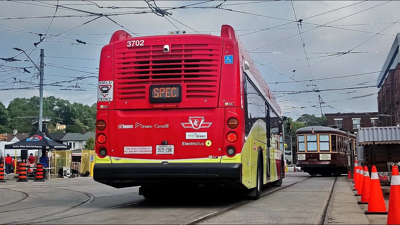 TTC BUS RIDE 3702 FROM BATHURST STN TO HILLCREST YARD YouTube