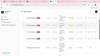 DEMO PROGRAM Sistem Maintenance Aset A4 Mata Kuliah Pemrograman Web