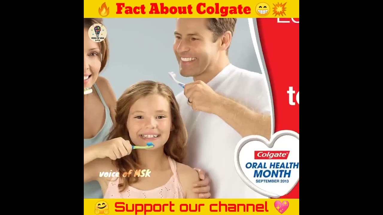 😁💥Fact about Colgate toothpaste / 
