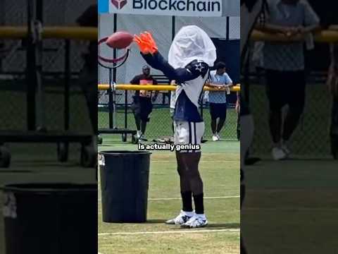 The cowboys receivers try a GENIUS drill #nfl #shorts