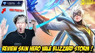 PERDANA MARKOCOP MAIN VALE   REVIEW SKIN HERO BLIZZARD STORM - Mobile legends