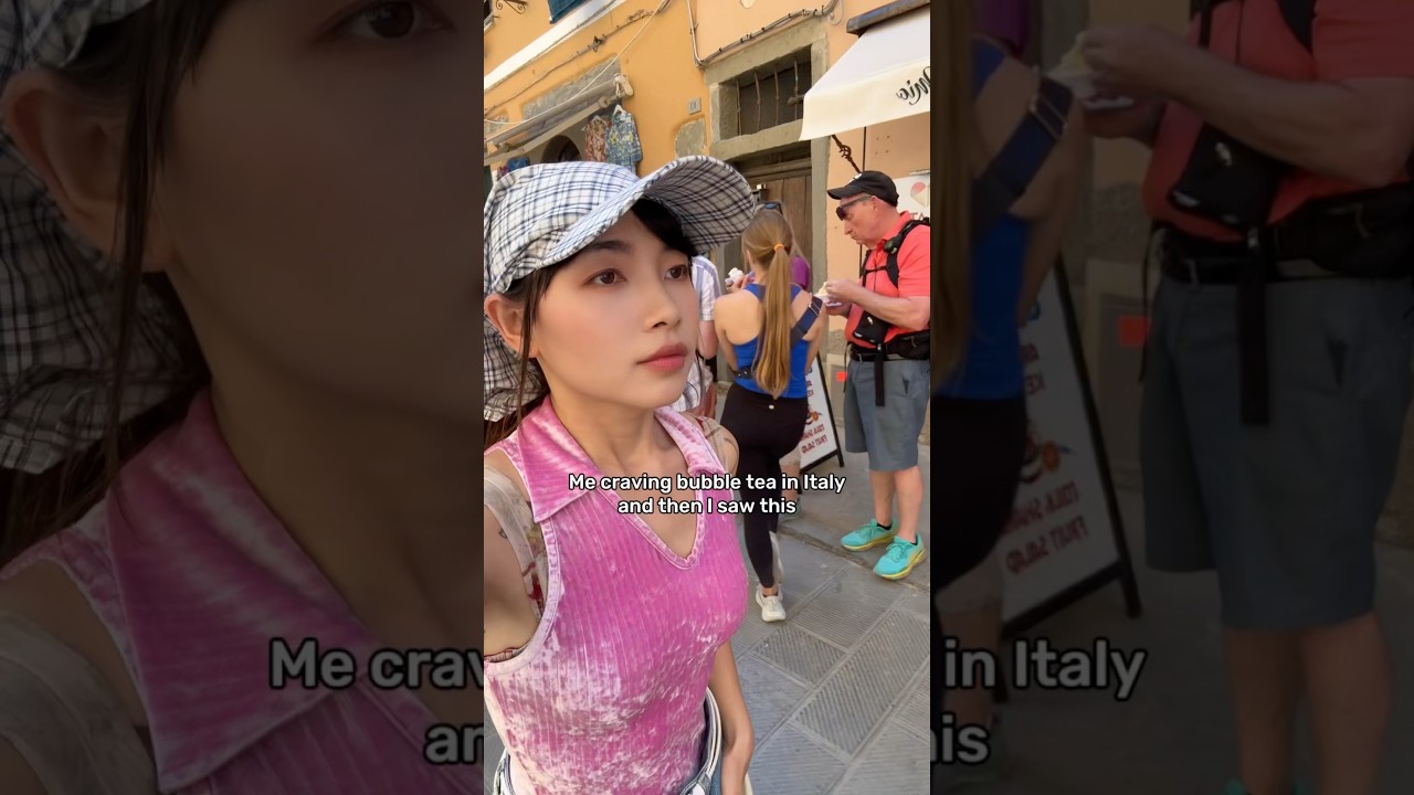 I had a bubble tea in Italy