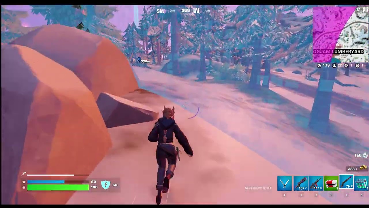 Travel distance while sprinting - Fortnite