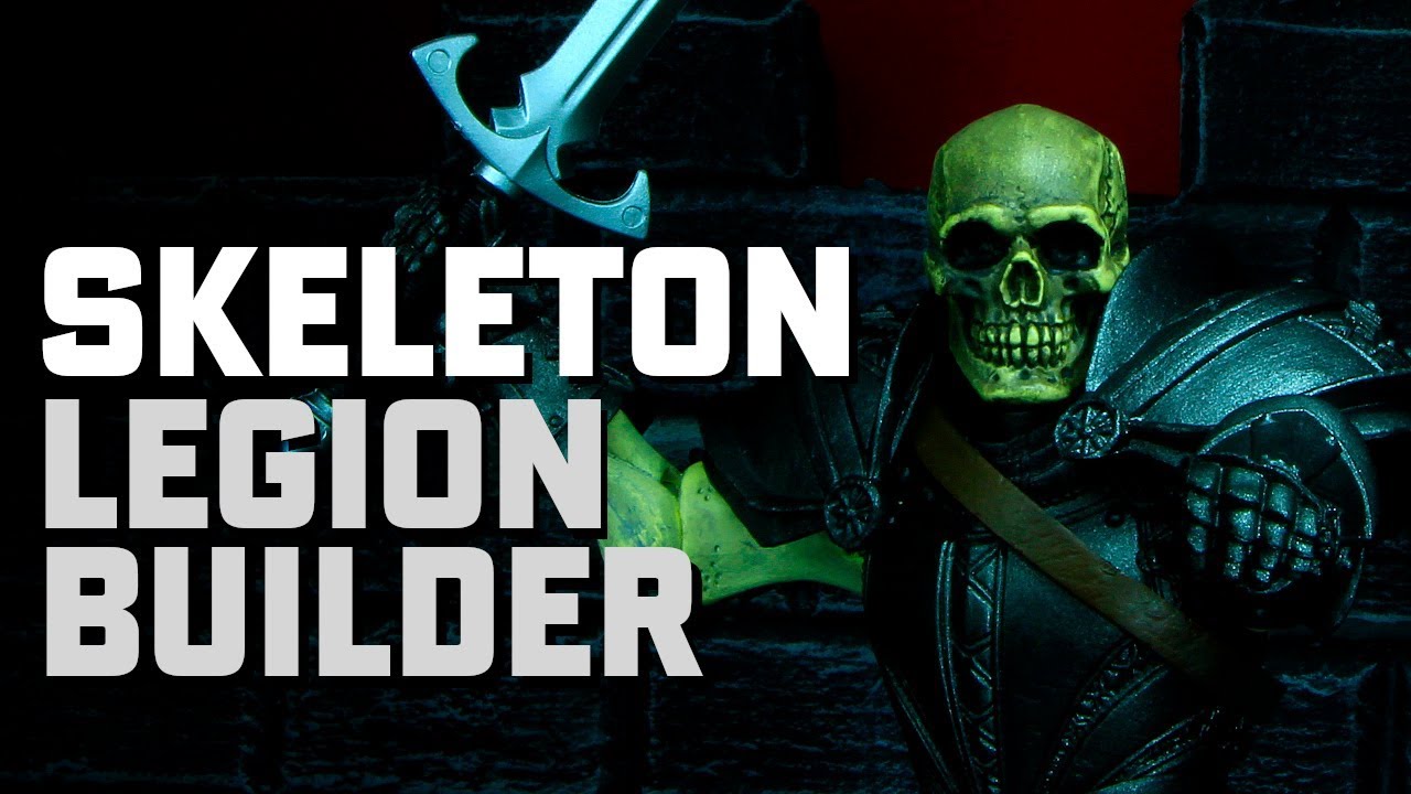 Mythic Legions Skeleton Legion Builder Action figure review By Four Horsemen Studios