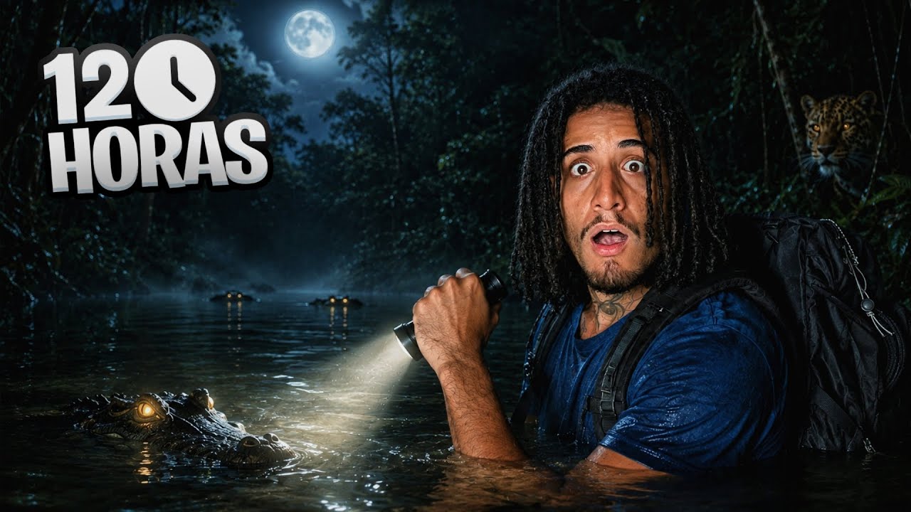 SOBREVIVENDO 12 HORAS NA AMAZÔNIA À NOITE 