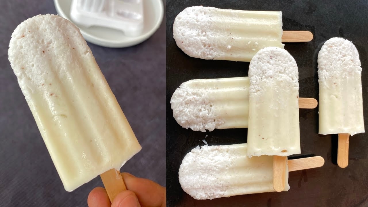 নারিকেল আইসক্রিম রেসিপি 90’ Kids Favourite Coconut Ice Cream