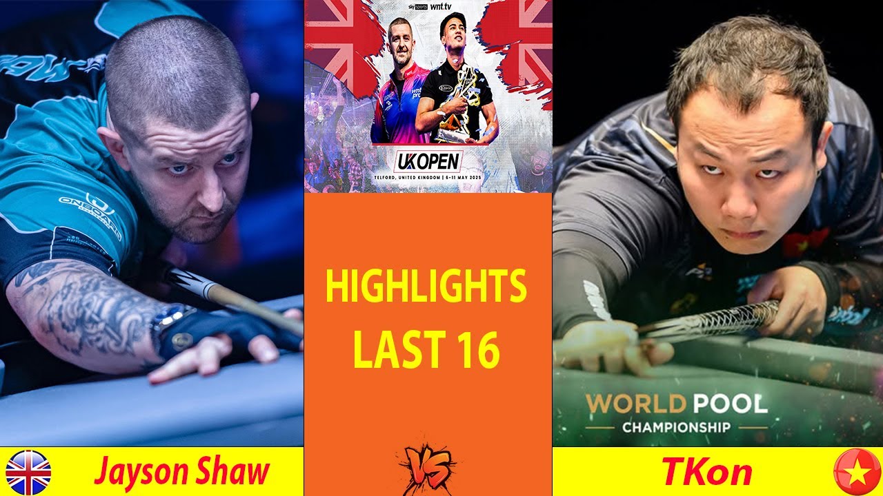 Image of video the HIGHLIGHTS LAST 16 | Jayson Shaw vs Nguyen Anh Tuan | 2025 UK OPEN POOL CHAMPIONSHIP 9