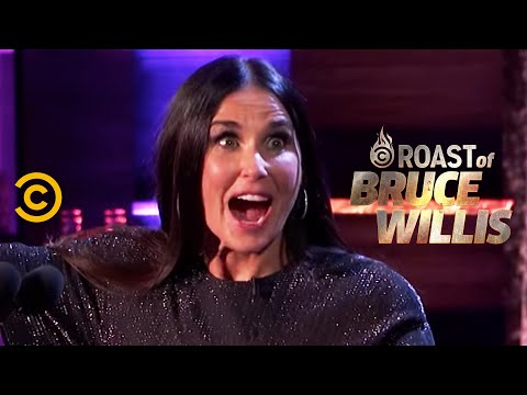 Demi Moore Surprises Her Ex - Roast of Bruce Willis