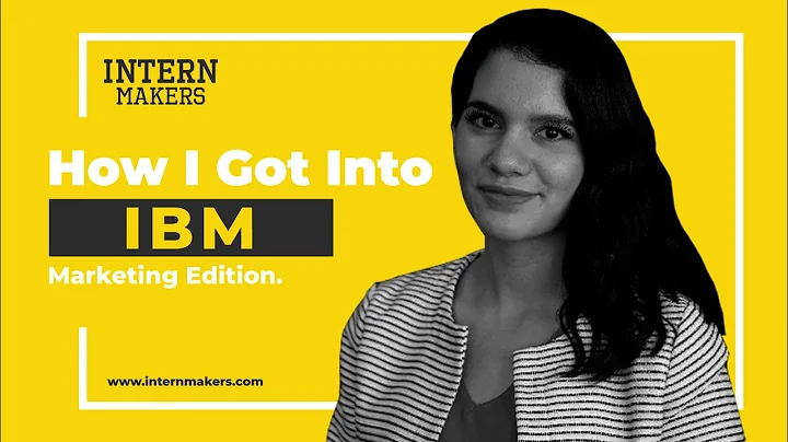 How I Got Into IBM - Marketing Edition + TIPS to t...