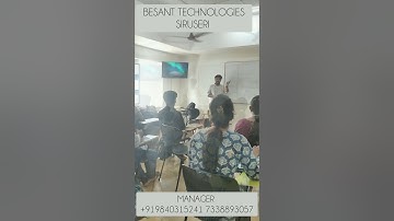 **python new batch from Besant Technologies, Siruseri Branch!** 🚀 #dataanalytics #siruseri  #skills