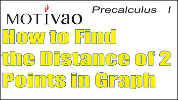 Precalculus | Find the Distance of Two Points using the Distance Formula