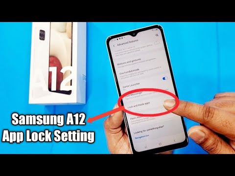 Samsung A12 / M12 App Lock Setting | How to use S Secure Folder Lock