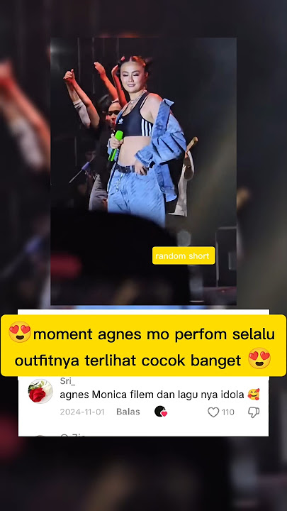 😍AGNES MO CANTIK BANGET 😍 #agnesmonica #viralshorts #konsermusik
