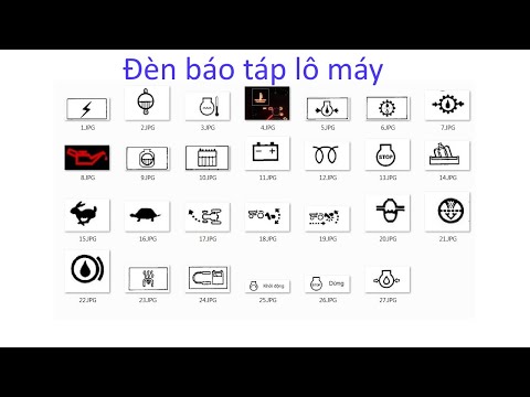 168 - Ý nghĩa đèn báo bảng đồng hồ táp lô máy cơ giới công nông nghiệp