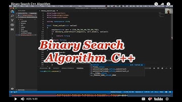 Binary Search C++ Algorithm