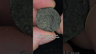 Billon Antoninianus of Carus, Lugdunum, AD 284-285. Struck under Carinus #ancientcoins
