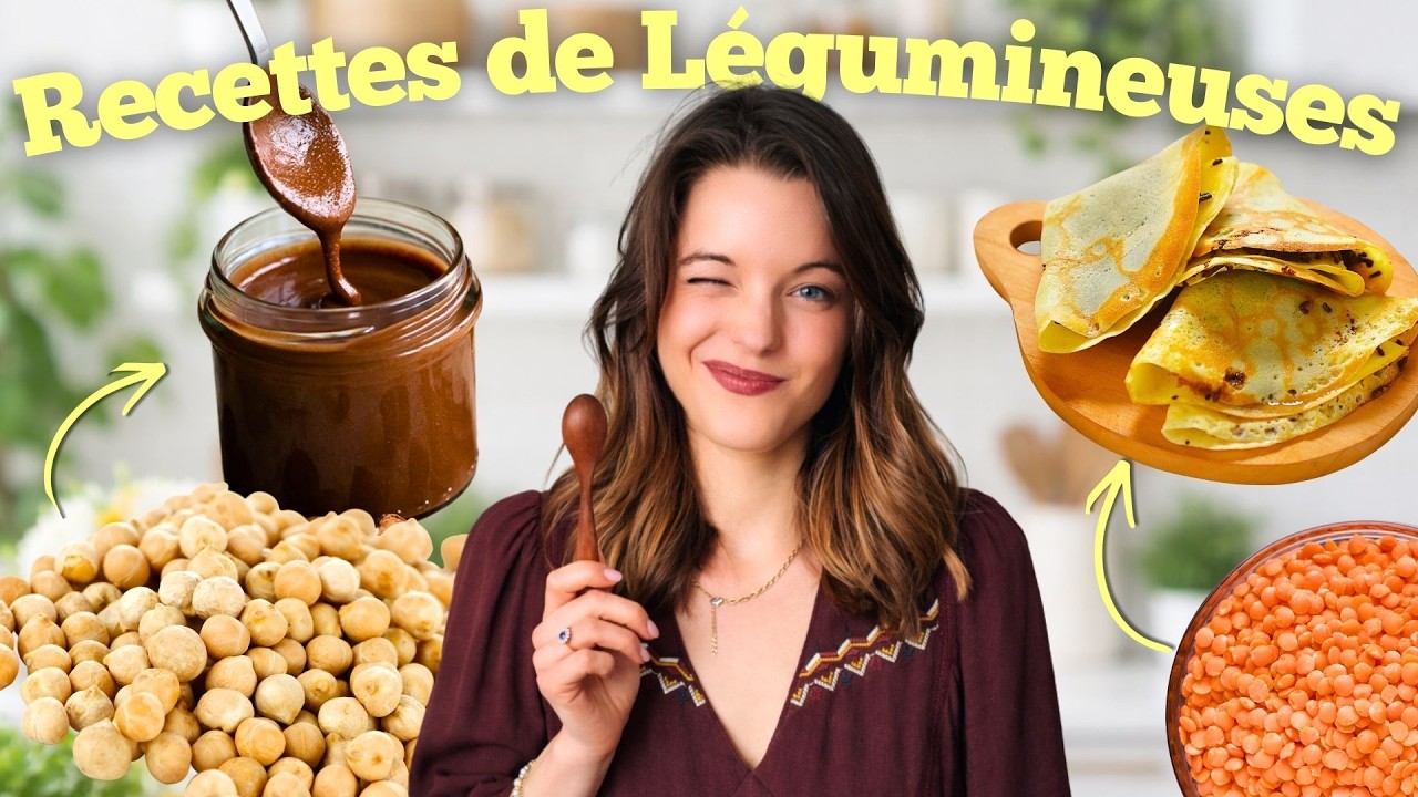 Légumineuses : 5 Recettes BLUFFANTES & FACILES ( Protéinées, Fibres et petit budget)