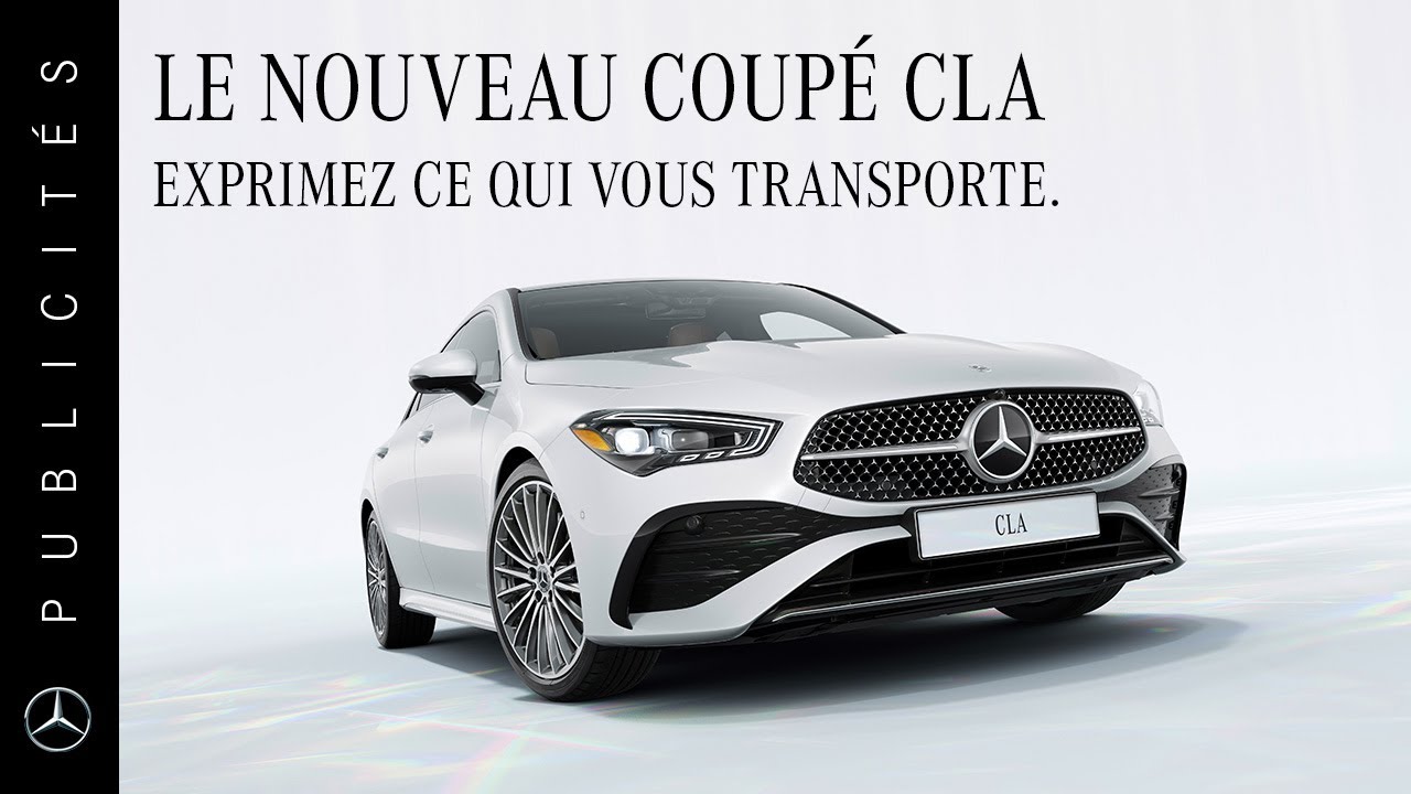 Le nouveau CLA Coupé de Mercedes-Benz