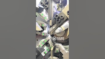 A special spring programming by our machines operator US-1225R camless spring forming machine