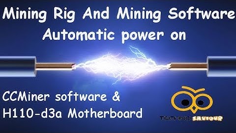 Auto power on mining rig and mining software when power comes back