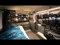 [41] ハイエース車中泊の旅｜DIY秘密基地完成で一人リラックスして眠る｜ASMR