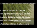 Salvatore Quasimodo, Alle fronde dei salici