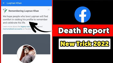 Facebook Death Report 2022 || Facebook Remembering Report || Memorialize Facebook Report