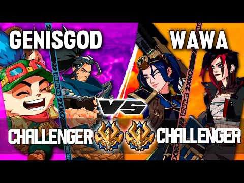 2XKO ▰ GENISGOD (Yasuo-Teemo) vs WAWA (Caitlyn-Vi) ▰ 2XKO Pro level replays