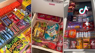 ✨”Restocking my candy drawer“ pt. 2✨ | ASMR Sounds | Tiktok compilation screenshot 2