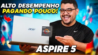 MELHOR notebook POTENTE e BARATO pra comprar em 2025 - Acer Aspire 5 AMD
