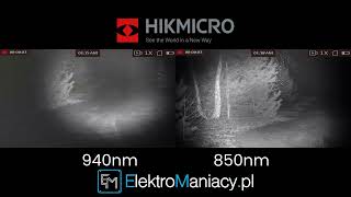 Porównanie INFIRAY TD50L oraz HIKMICRO ALPEX w połączeniu z iluminatorami X-HOG - Elektromaniacy.pl