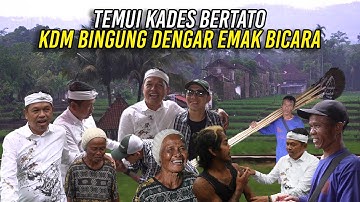 BERKUNJUNG KE KADES HOHO TATO-KDM TAK TEGA LIHAT TUKANG SAPU-BINGUNG MAK KARSEM PAKAI BAHASA JAWA