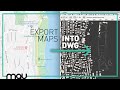 Export a vector drawing CAD out of maps (with Illustrator)