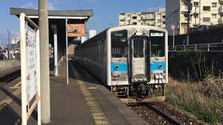 キハ３１形　本城駅を発車　ＪＲ九州　筑豊本線（若松線）　２０１７年１月１日