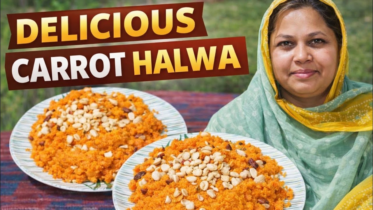 গাজরের হালুয়া রেচিপি | Gajorer halua recipe | 