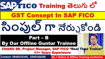 GST Configuration Part In SAP FICO | GST Configuration In SAP FICO Project Work By Our Trainee