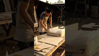 built a Tesla Cybertruck with $0 📦#subscribe #cardboard