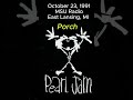 Pearl Jam MSU College Radio 10-23-91 Acoustic PORCH #rock #grungeband #rockmusic #hardrock #pearljam