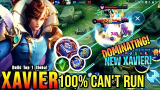 XAVIER BEST BUILD AND EMBLEM 100% DELETE! 😱 | XAVIER MOBILE LEGENDS | MLBB